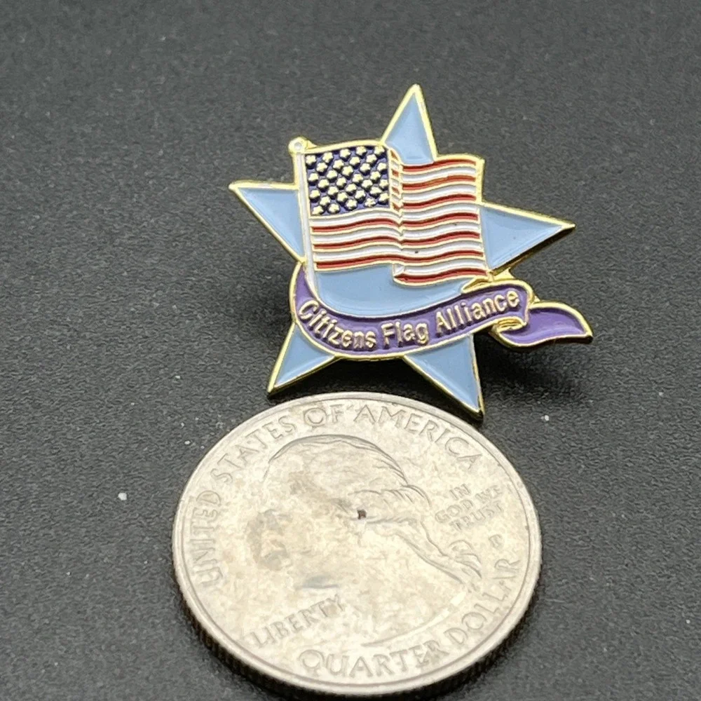 Citizens Flag Alliance‎ Lapel Hat Pin